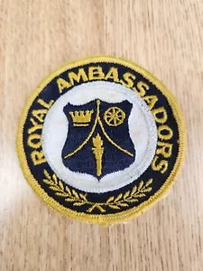 ROYAL AMBASSADOR Vintage Embroidered Patch - Picture 1 of 4