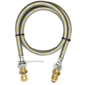 1M Tubo Girevole W20 Dx Raccordo, USA Gas Bottiglie Pol Adattatore A 21.8 MM SX - Picture 1 of 7