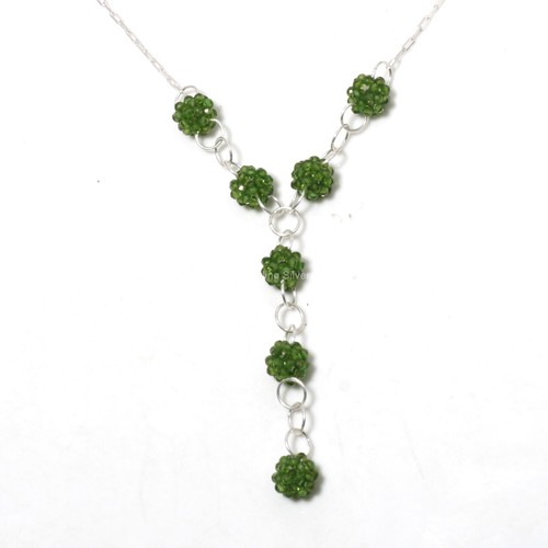 CHROME HEARTS Collana trendy argento 925 cromo naturale diopside moglie perline migliori sorelle regalo