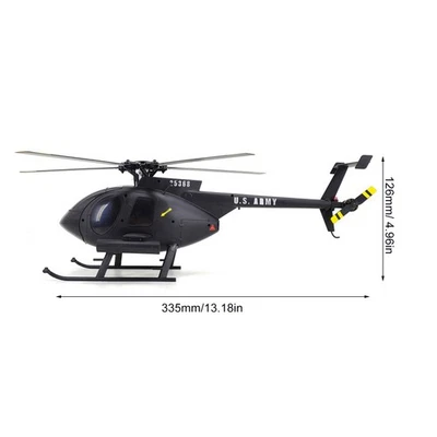 Remote Control Helicopter 2.4G 4CH UAV 1:28 Fixed Height Single Blade PBNI - Image 1 of 4