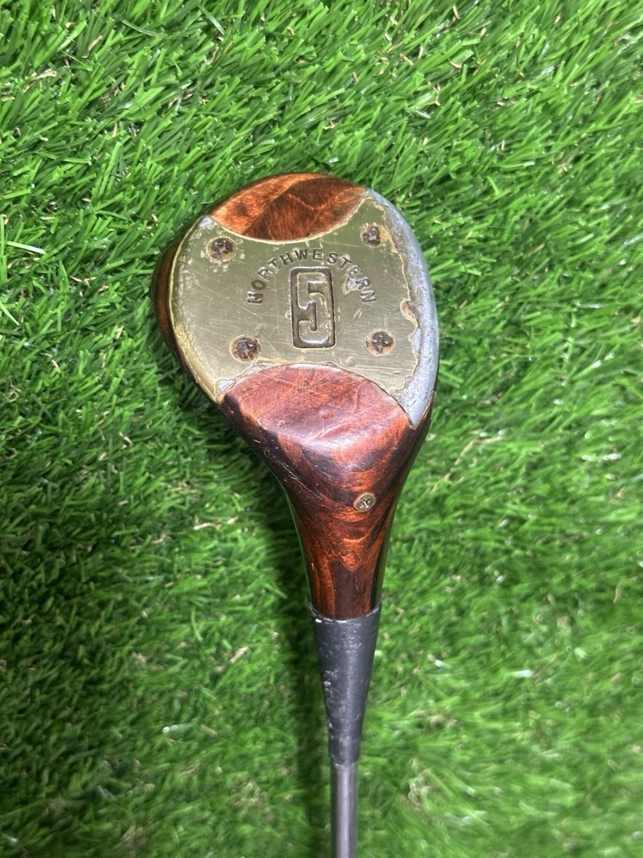 Vintage Northwestern #5 Wood Golf Club – 36.75” – Tapered Steel Shaft - RH - Image 1 of 4