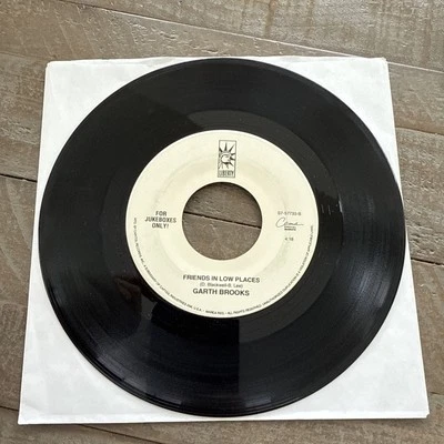 Garth Brooks "What She's Doing Now / Friends In Low Places" VG+ - Image 1 of 2