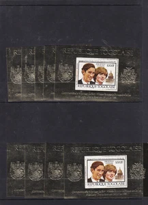 TOGO REPUBLIQUE TOGOLAISE ROYAL MINIATURE SHEET COLLECTION 1981 - Picture 1 of 2