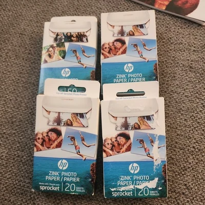 HP Sprocket Zink Photo Paper 2x3" for HP Sprocket Photo Printers, 110 sheets - Image 1 of 3