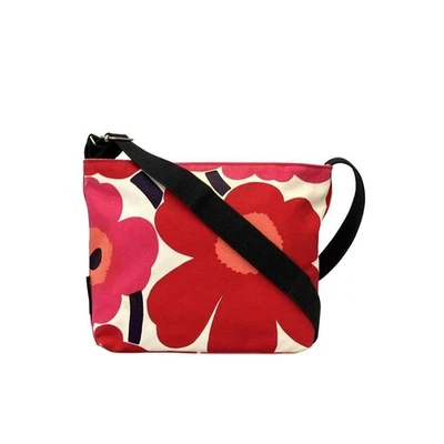 Marimekko Bolso Bandolera Floral Damas Daños Detalles ・Mono: Cambio Foto 1 de 4