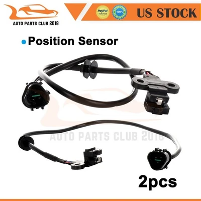 2x Sensor de posición del cigüeñal del motor apto para Mitsubishi Montero Sport 2003 3,5 L Foto 1 de 4