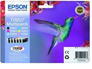 GENUNIE Epson T0807 Print ink cartridge T0801-T0806 Original for epson printer - Picture 1 of 1
