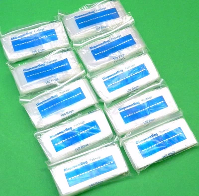 1000 Reloc Zippit Bags 2mil 2x3 Clear Reclosable Squeeze Zip Seal Lock 1,000 Pcs - Image 1 of 4