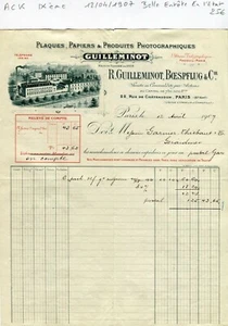 Paris IX ème 22 Rue de Châteaudun - Belle Entête Secteur Photographie de 1907 - Imagen 1 de 1