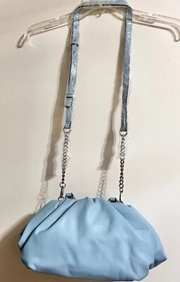 I.N.C. Cartera KJ Bolso sin asas Bolso de hombro Azul Claro Nuevo Foto 1 de 4