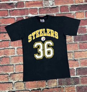 Vintage Pittsburgh Steelers Jerome Bettis Trikot Stil T-Shirt Sport Attack Medium - Bild 1 von 8