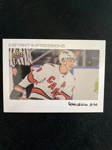22-23 UD Series 2 Hockey Instant Impressions PZ-14 Sebastian Aho - Picture 1 of 2
