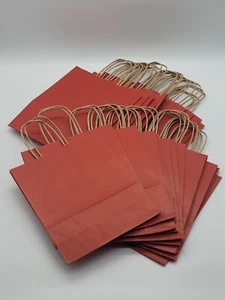 Papier Tragetaschen Toptwist rot 18 x 22 x 8 cm D585 - Bild 1 von 3
