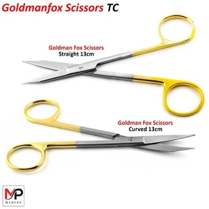 Medizinische T/C Goldman Fox Schere Trimmen von Gewebe Dental Chirurgische Instrumente - Bild 1 von 3