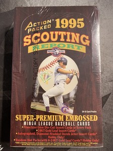 1995 Action Packed Scouting Report Super Premium MLB Jeter RC Rare Excellent