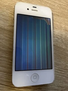 Apple iPhone 4s - modèle A1387 - Blanc pour pièce (301) - Photo 1 sur 2