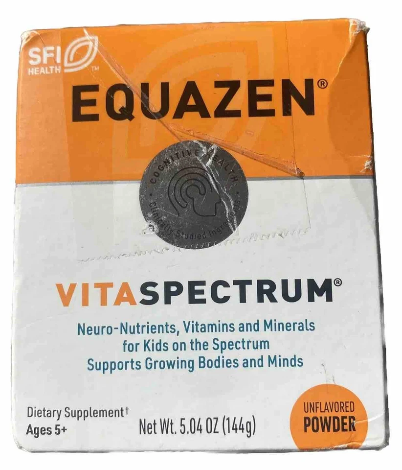 EQUAZEN VITASPECTRUM Polvo sin sabor 5,04 oz Vitaminas para niños en el espectro Foto 1 de 4