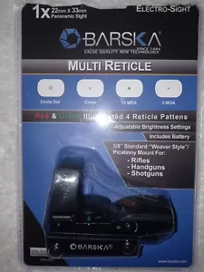 Barska Electro-Sight Red/Green Multi Reticle AC11705 - Picture 1 of 3
