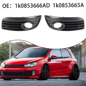 Front Fog Lights Lamp Grille Cover for Golf 5GT Wear Resistant Black Colour - Picture 1 of 8