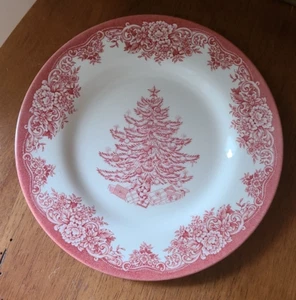 ROYAL STAFFORDSHIRE SALATTELLER WEIHNACHTSBAUM Roter EUC - Bild 1 von 5
