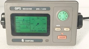 SAMYUNG GPS RECEIVER SPR-1400 DISPLAY UNIT - TESTED WORKING - Picture 1 of 7