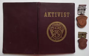 RDA Orden Activista del 5 Anuario 1951 y 1952 + Documento de Identificación - Imagen 1 de 6