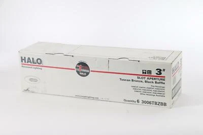 Halo 3006TBZBB Ranura Ajustable Apertura Toscana Bronce Deflector Negro 3" 45 Grados Foto 1 de 2