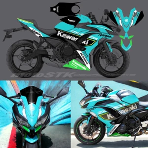 Kawasaki Ninja650R motorcycle graphics decals Set Stickers (2020-) - Picture 1 of 20