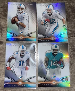 2014 Topps Platinum Miami Dolphins 4 Card Team Set Lot Tannehill Landry - Picture 1 of 4