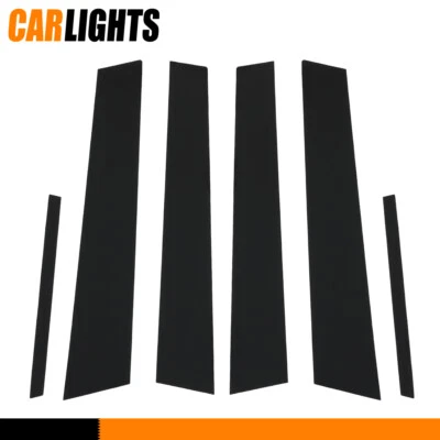 Fit For 2006-2011 Honda Civic Sedan Window Pillar Posts Molding Cover Door Trims - Image 1 of 4