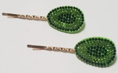 Pin para el cabello de niña, accesorio para el cabello de frutas y verduras, pasador Bobby 2 piezas - aguacate Foto 1 de 2