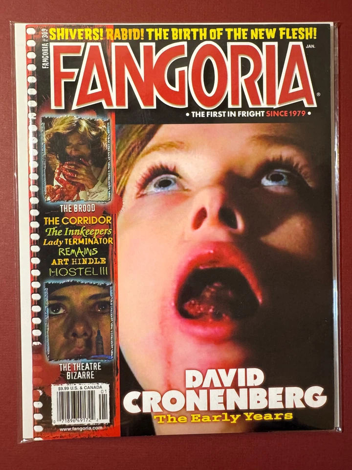 Fangoria Magazine #309 Jan 2012 Cronenberg,  Lady Terminator,  Hostel - Image 1 of 1