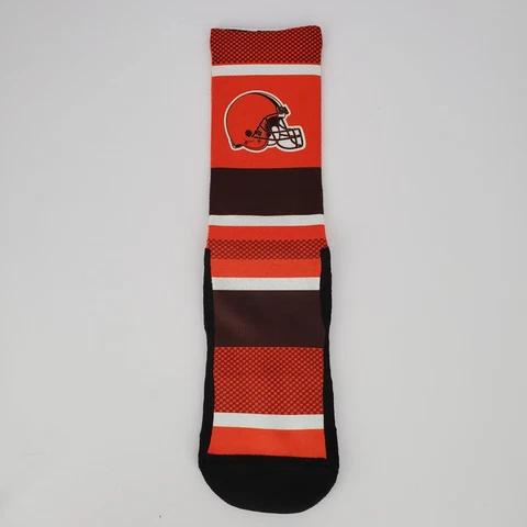 Cleveland Browns NFL Team Colors Men's Large/Extra-large Rock 'em Crew Socks Cover