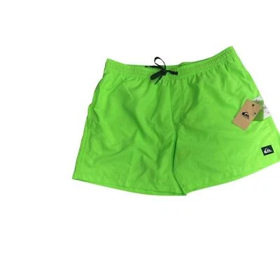 Bañador Corto Quiksilver Hombre Original Everyday Volley 15" Verde Neón Talla XL Foto 1 de 4