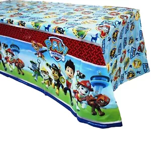 Paw Patrol Table Cover Party Supplies Tablecloth Birthday Decoration 1.8x1.3m - Picture 1 of 1