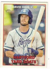 2016 Topps Heritage Minor League SP #204 David Dahl