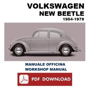 VOLKSWAGEN NEW BEETLE (1954-1979) Workshop service repair Manuale officina - Imagen 1 de 1