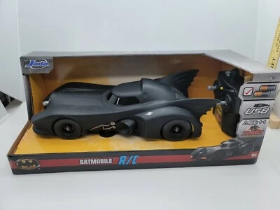 Batmobile 1989 Style Jada 2.4GHz RC Car Remote Control Turbo Boost - Image 1 of 4