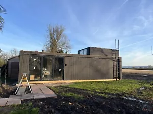 Converted Shipping Container 32ft Holiday Home Portable House Cabin Garden room - Picture 1 of 13