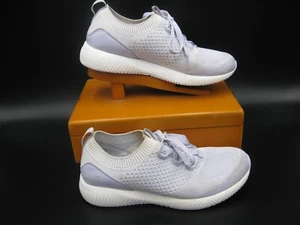 Skechers Women BOBS SQUAD ALPHA GAL Size 7.5 Memory Foam Lavender Athletic Shoes - Picture 1 of 8