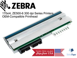 Zebra 170Xi4/ZE500-6 300 dpi Druckkopf (P1004237) USA auf Lager & versandt! - Bild 1 von 6