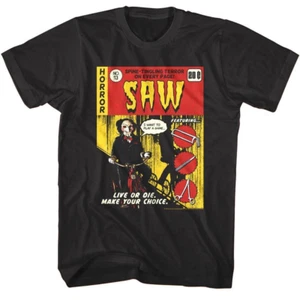 SAW Horror Comic Book Cover Men's T Shirt - Picture 1 of 4