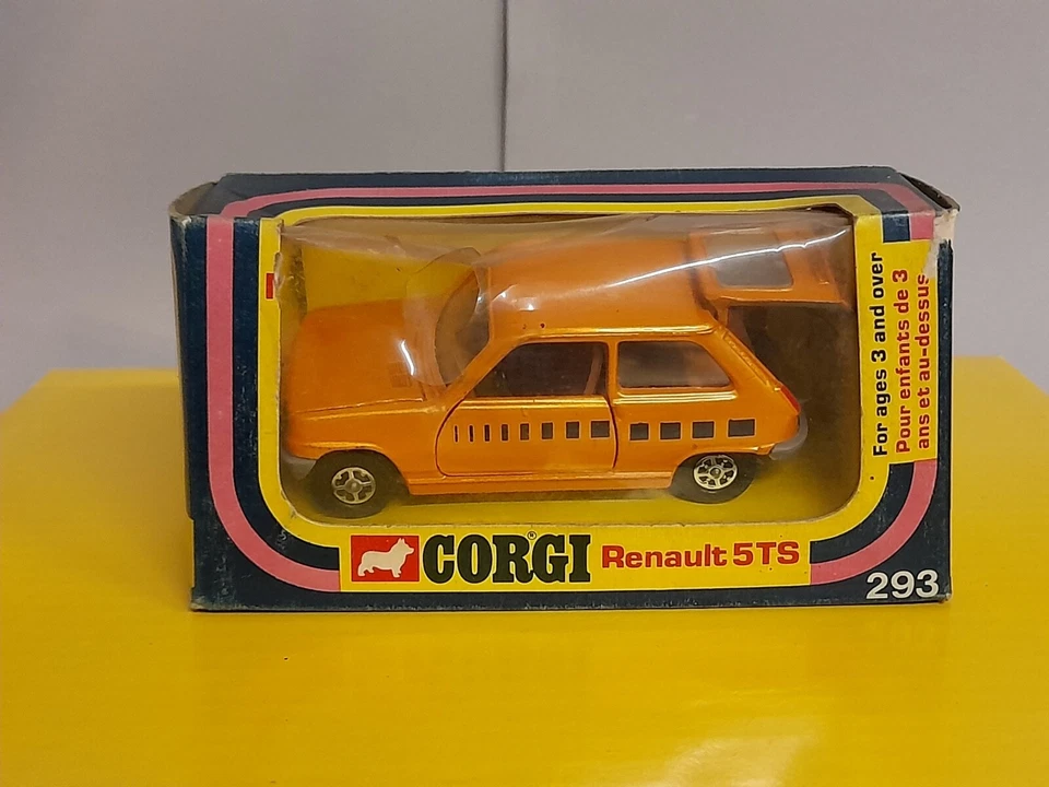 CORGI Renault 5TS Arancio - art. 293 Nuovo confezione originale - Immagine 1 di 4
