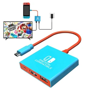 Switch Dock Switch Estación de Acoplamiento para Nintendo, Switch Portátil Adaptador TV S... - Imagen 1 de 6