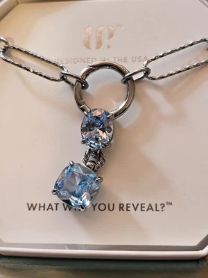 Bomb Party March 2025 She’s Perfection Unmatched Aquamarine CZ Hematite NK64559 - Image 1 of 3