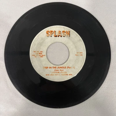 Lincoln Chase 45 RPM - Deep in the Jungle Parts 1 & 2 1959 R&B - Splash Record - Image 1 of 4