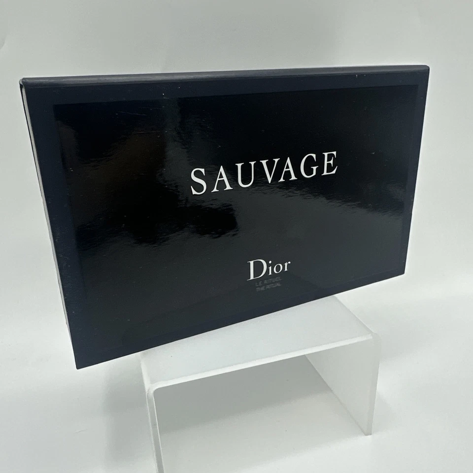 Dior Sauvage Mini EDT Shower Shaving Gel Face Beard Moisturizer 4-Pc Travel Set