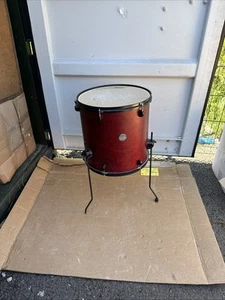 Free P&P. 16” Mapex Horizon Floor Tom Drum. Burgundy Lacquer Finish. 16x15”. - Picture 1 of 14