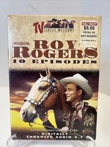 Roy Rogers 10 Episodes DVD Collection 2 DVDs CLASSIC TV WESTERNS B&W New Sealed - Picture 1 of 2