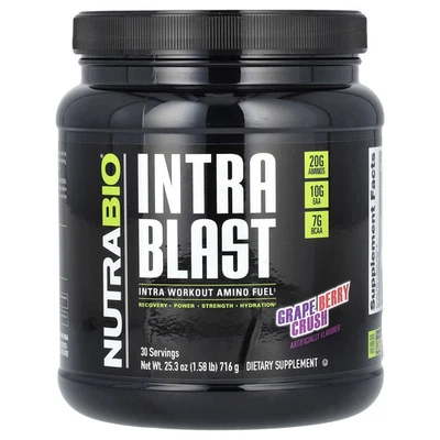 Intra Blast, Intra Workout Amino Fuel, Grape Berry Crush, 1.58 lb (716 g) - Image 1 of 2